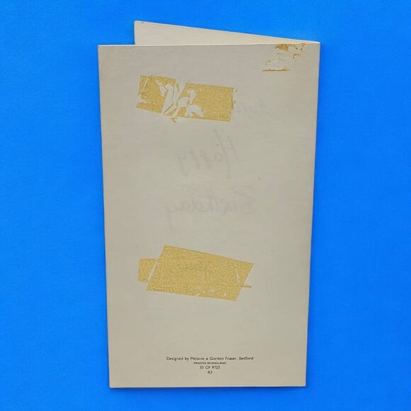 Dressed Rabbit Carrot Bouquet Easter Birthday Bunny Vintage Gordon Fraser Card - Picture 7 of 9